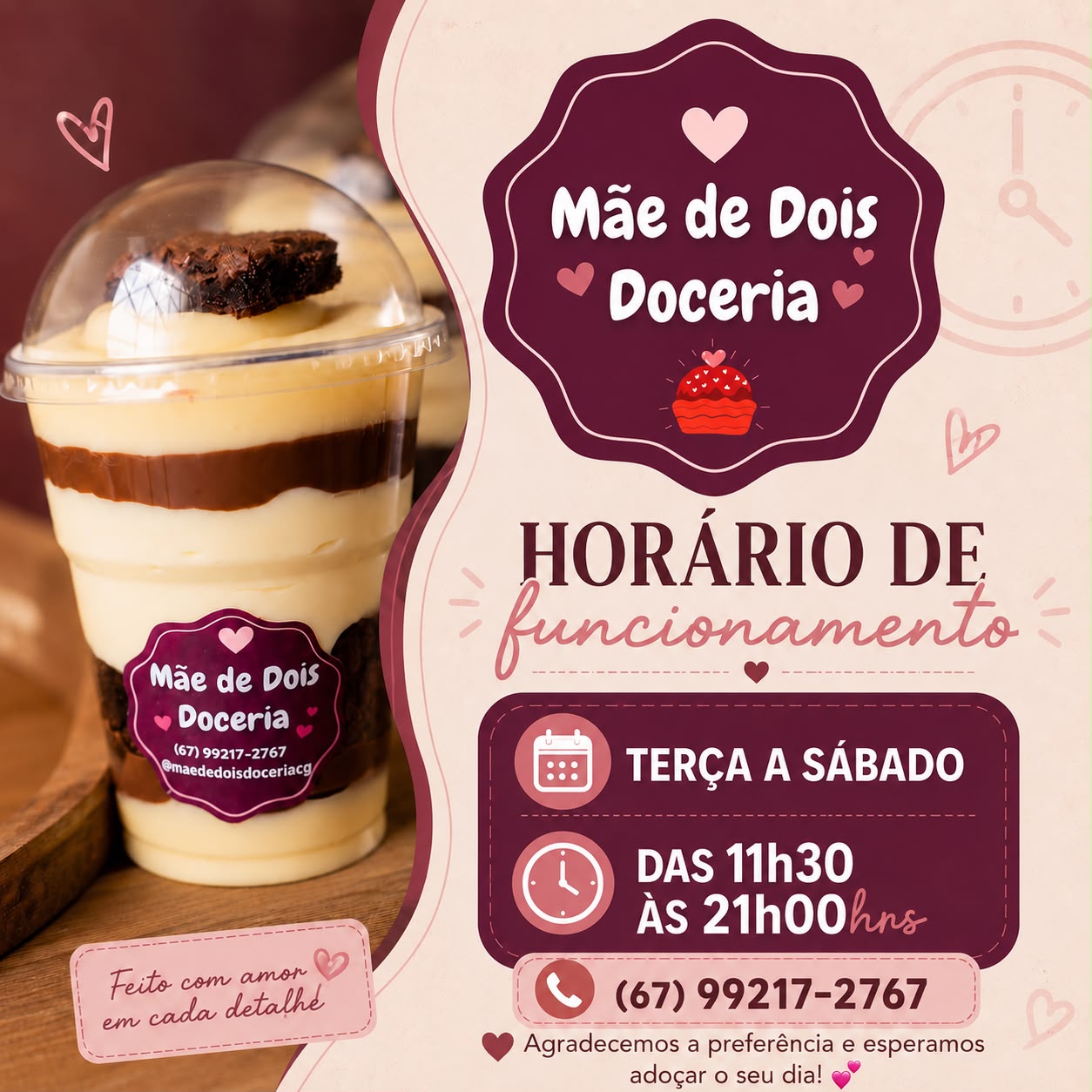Mãe de Dois Doceria